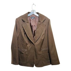 Vintage Giorgio St. Angelo Single Button Blazer Sz 14W